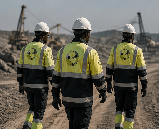 OreSource team reviewing site operations